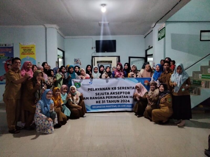Dinas P3AP2KB Tanah Bumbu Laksanakan Pelayanan KB Serentak Sejuta Akseptor