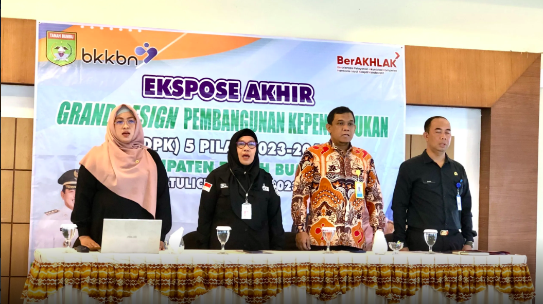 DP3AP2KB Kab. Tanah Bumbu gelar Ekspose Grand Design Pembangunan Kependudukan 2023-2045