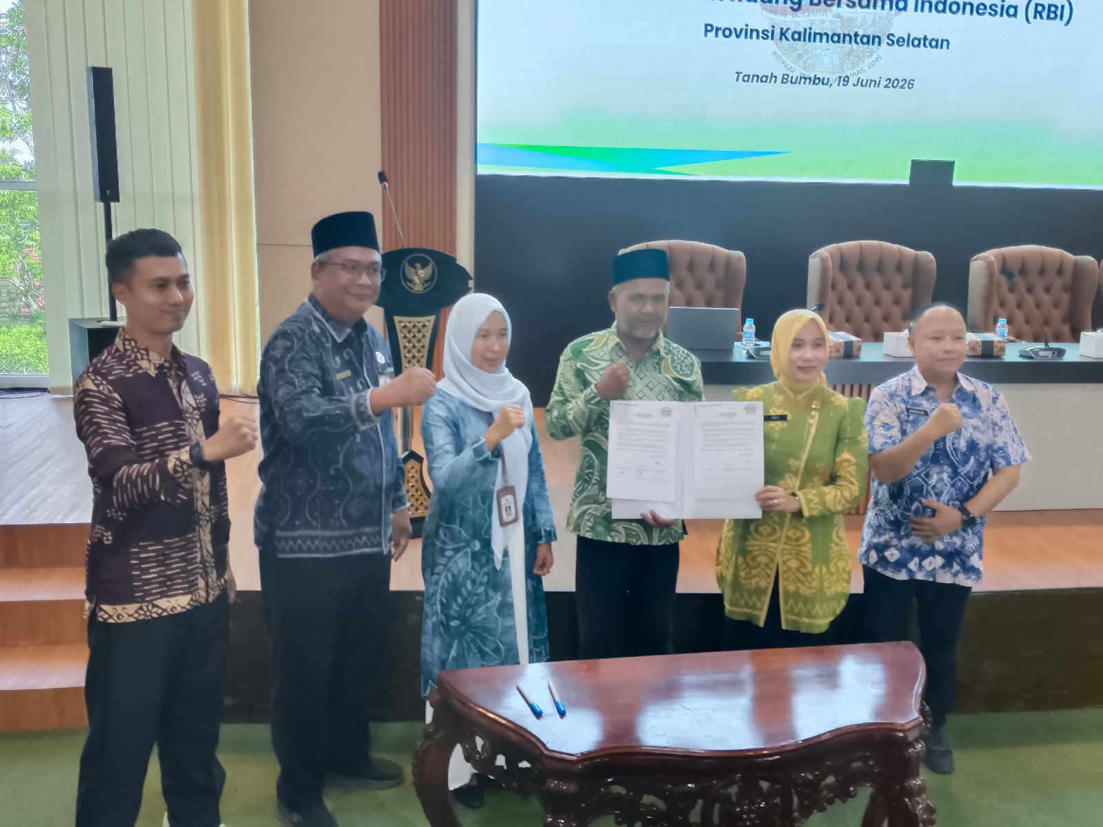 Akselerasi Program Ruang Bersama Indonesia (RBI) di Tanah Bumbu, Dua Desa Resmi Jadi Pilot Project